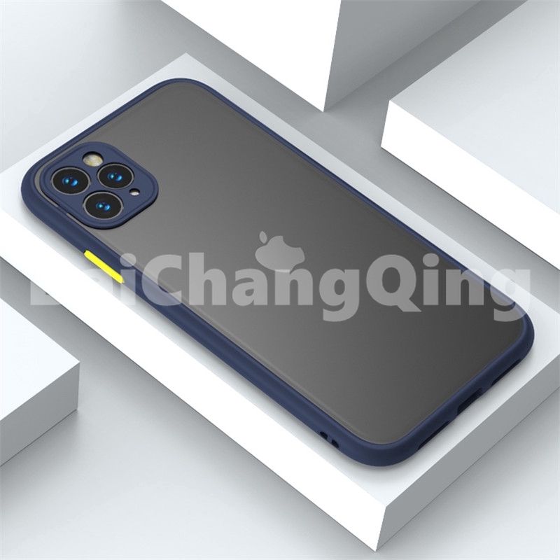 Camera Lens Protection Phone Case Matte PC Back Cover For iPhone 11 11 Pro Max 6 6S 7 8 Plus X XS Max XR Perlindungan lensa