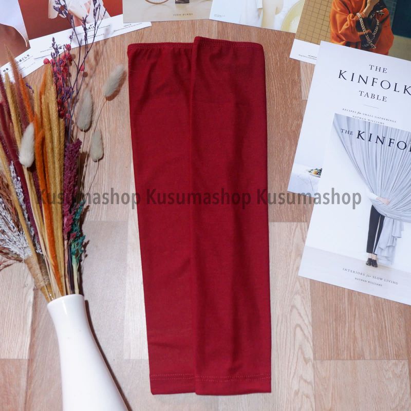 Manset Tangan Bahan Kaos Spandek PE-Maroon