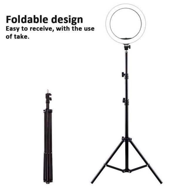 Ringlight Tripod M-26 LED Kit with Tripod 2.1M Stand for phone and camera [PM]