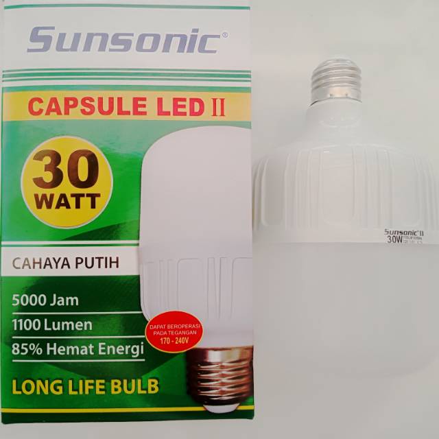 Lampu LED murah Sunsonic 30 Watt Model eksklusif Tube