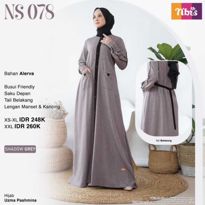 NS 78 NIBRAS © GAMIS ELEGAN GAMIS SYARI &amp; CASUAL