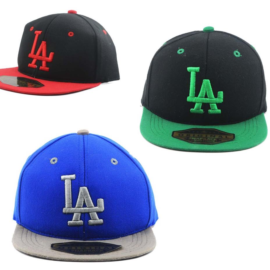 ⇜ KIDS FASHION TOPI ANAK L,A HIP HOP/TOPI ANAK LAKI-LAKI ㆆ