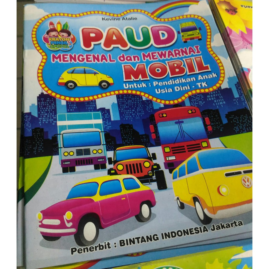 Buku Anak Paud &amp; Tk Bacaan Dan Mewarnai