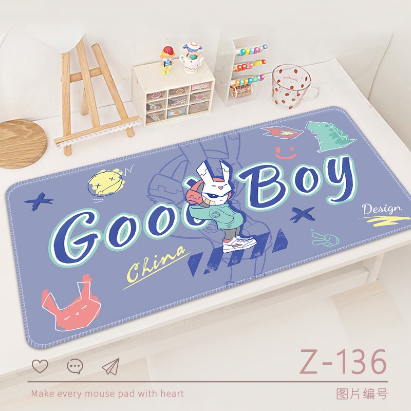 Mouse Pad Ukuran Besar Tebal Motif Kartun Lucu Untuk Gaming