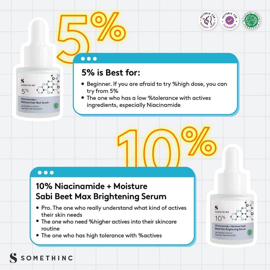 [PROMO SPESIAL] BPOM SOMETHINC 10% Niacinamide + Moisture Sabi Beet Max Brightening Serum 20ml 40ml