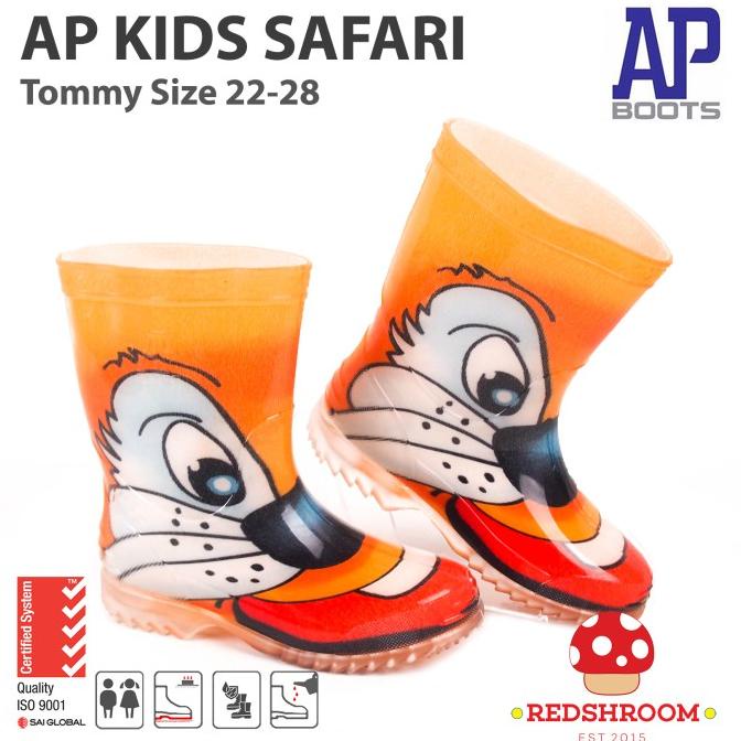 Sepatu Boot Anak AP BOOTS SAFARI Tommy - Sepatu Boot Karet Tommy