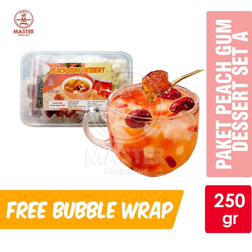 

Peach Gum Collagen Dessert Set A / Healthy Dessert Box [250 gr]