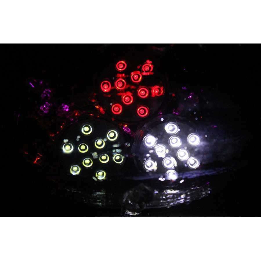 sell Lampu LED Underwater Submersible Waterproof 2PCS Remote Control 13017 - Putih