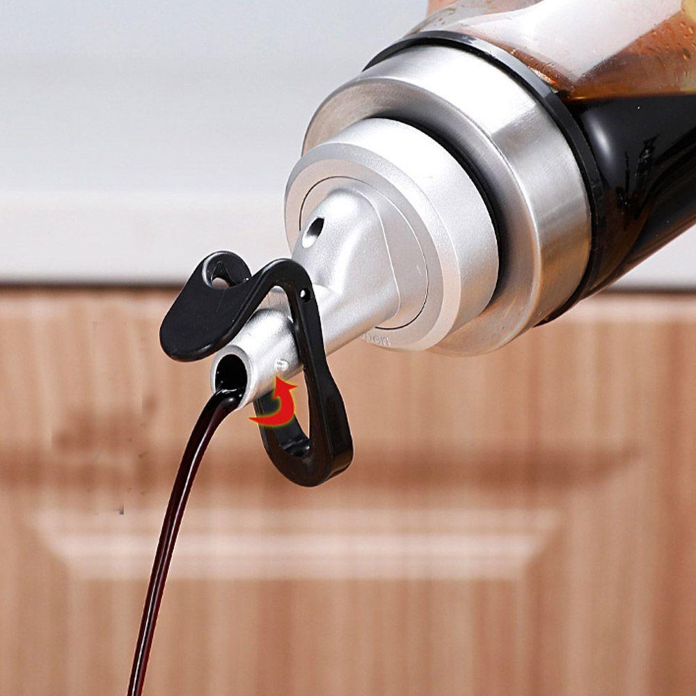 Stopper Botol Minyak Atas Alat Bar Anti Bocor Penuang Anggur Flip Otomatis
