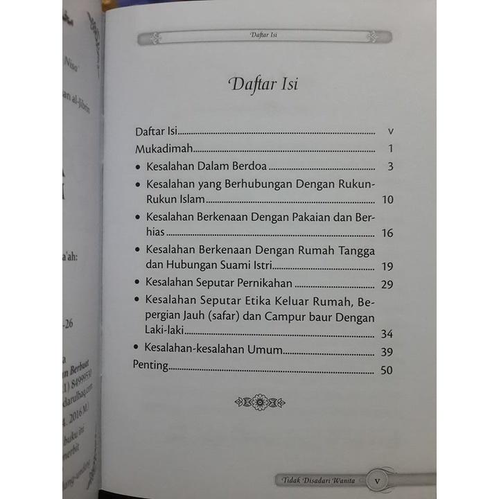 Buku Saku Dosa-Dosa Yang Sering Tidak Disadari kaum Wanita - Darul Haq