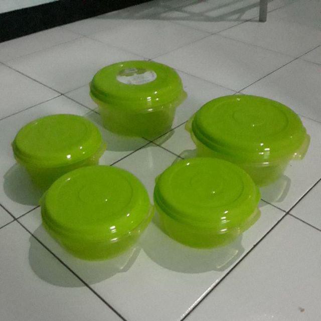 TOPLES SET 5 PCS TEMPAT SNACK LUSIANA X1455G2 SUNDAY STORAGE ORI DISKON MEMBER PROMO TERMURAH