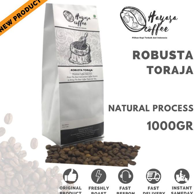 

Kopi Hayasa Toraja Robusta - 1Kg