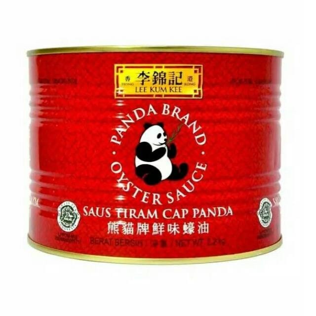 

saus tiram oyster lee kum kee PANDA kaleng 2200 2.2 kg