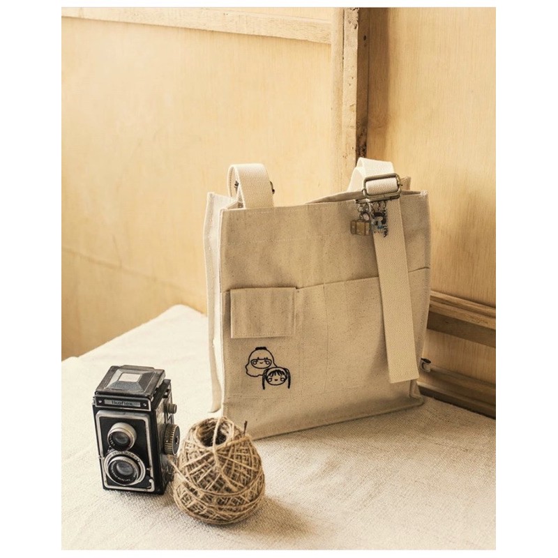 kaerysleika classic totebag adjustable sand t32