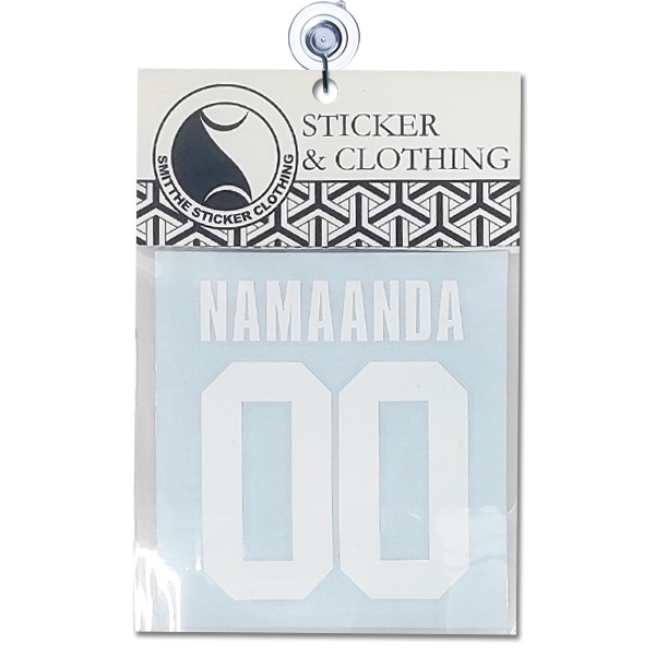 Stiker Custom Nama Nomor Angka Cutting Sticker