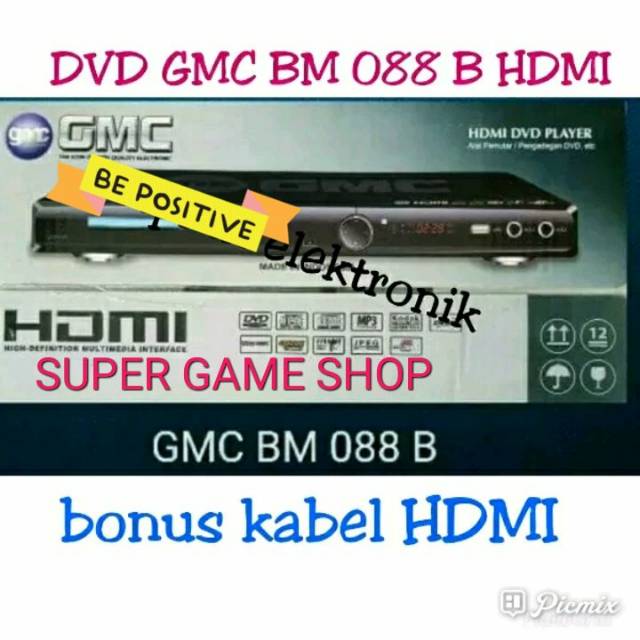 DVD PLAYER GMC HDMI