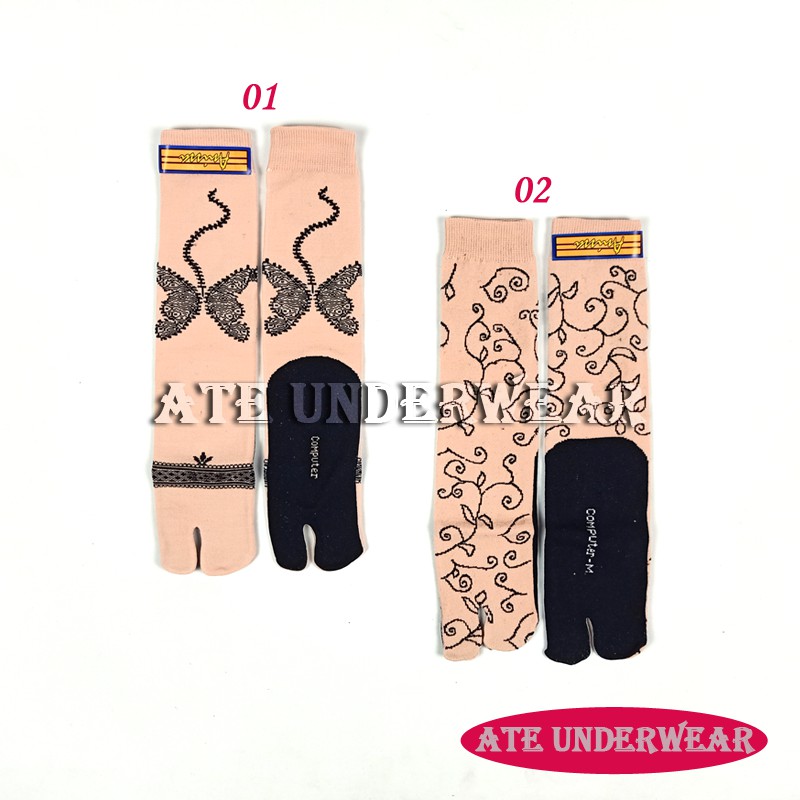 AT159-kaos kaki syari motif kaos kaki muslimah