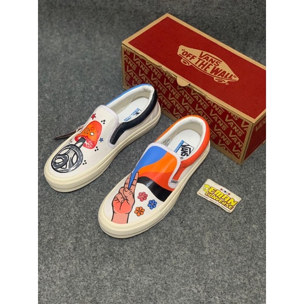 Sepatu V4NSS Slip On HippiE Vasily Kandinsky Exclusive Release Premium BNIB Made In China