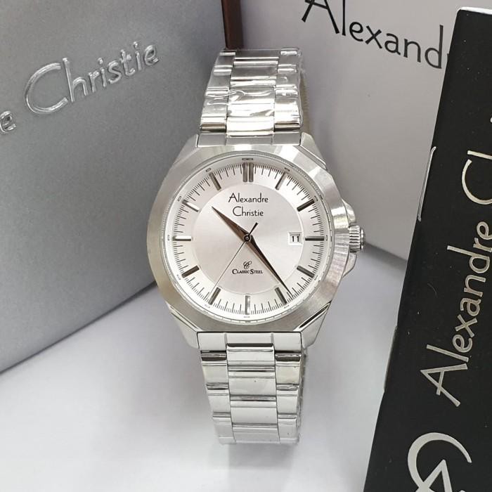 Jam Alexandre Christie Wanita AC8596 AC 8596 Silver Alexander Christie Limited