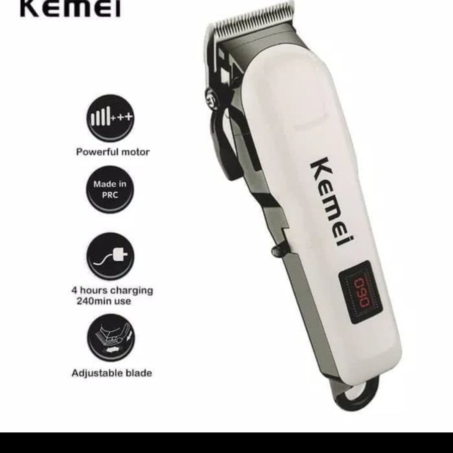 Lat Cukur Rambut Kemei KM-809A Original Kemei - Hair Clipper Kemei 809