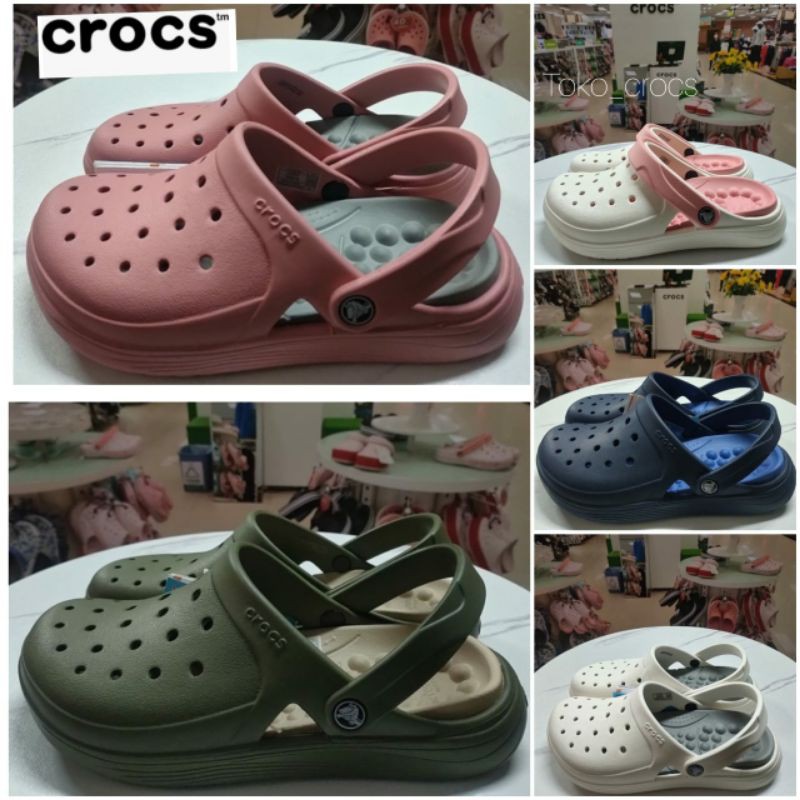 Crocs Reviva Clog / Sandal Crocs Reviva / Sandal pria / Sandal wanita / sandal kesehatan