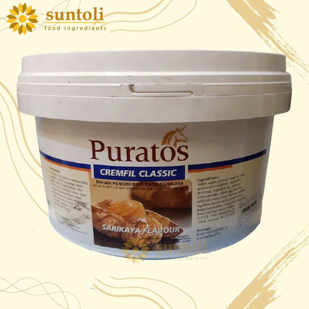 

PURATOS CREMFIL CLASSIC SARIKAYA / Filling Siap Pakai Rasa Sarikaya - 5 kg
