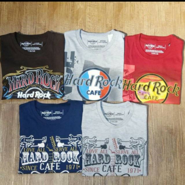 Kaos Hard Rock T Shirt Hard Rock