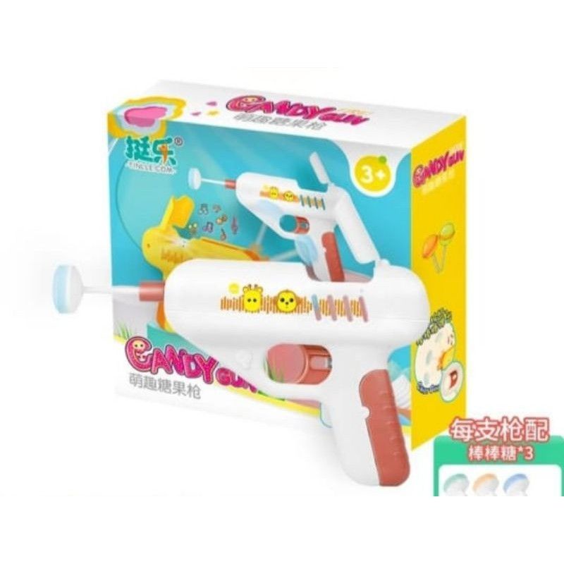 READY MAINAN PISTOL FREE 3 LOLIPOP ORI BISA SUARA SUPER MURAH