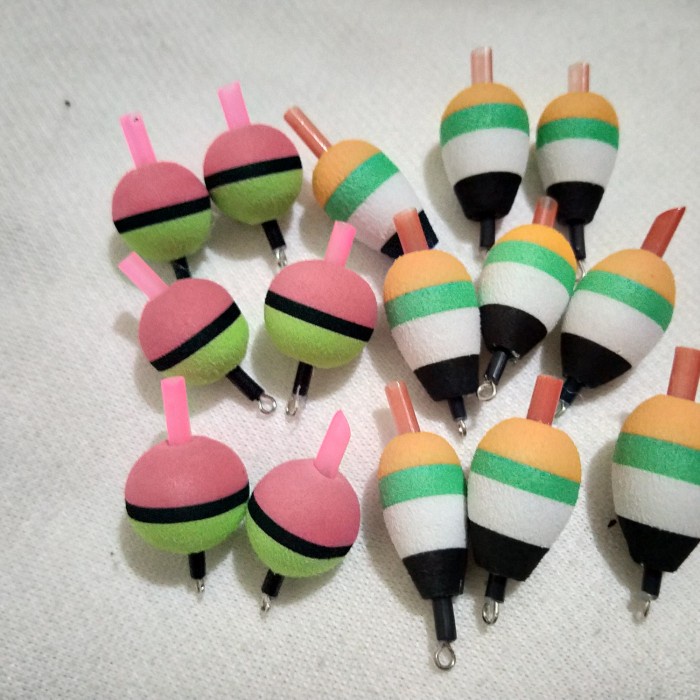 pelampung pancing bahan busa/spon