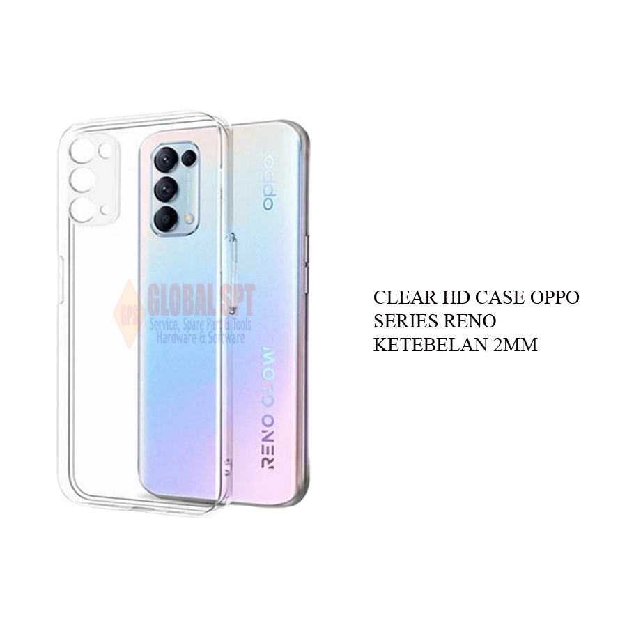 CLEAR HARD CASE TRANSPARAN KETEBALAN 2MM OPPO / RENO 2 / RENO 3 PRO 4G / RENO 4 4G / RENO 5 4G / 5G / RENO 5F / A94 / RENO 6 PRO 5G / RENO 6 4G / RENO 6 5G / RENO 7 5G / 7Z / RENO 7 4G