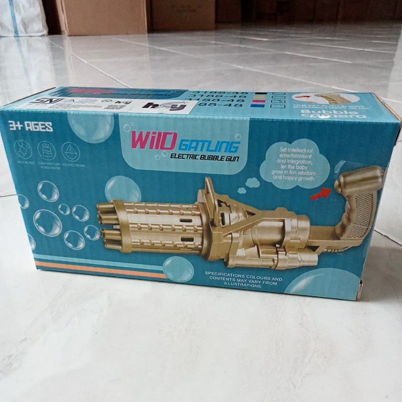 Mainan Bubble Gun Gatling Musik 3188-48