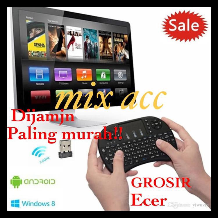 

COD MINI KEYBOARD WIRELESS I8 2.4G HANDHELD KEYBOARD FOR PC ANDROID TV BOX KODE 660