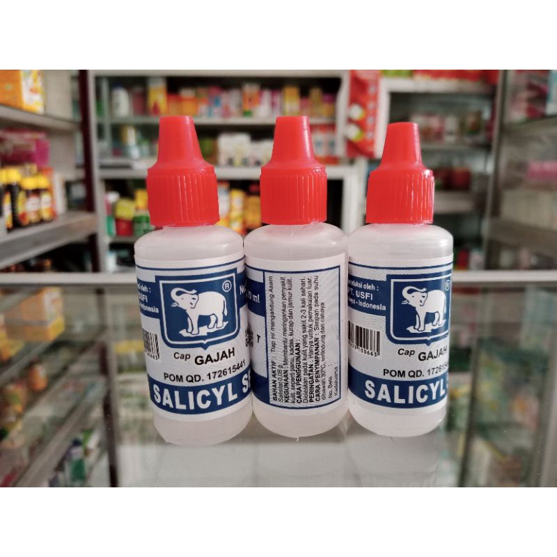 Salicyl Spiritus 20ml Cap Gajah | Obat Panu Kadas Kurap - ED 07/2026