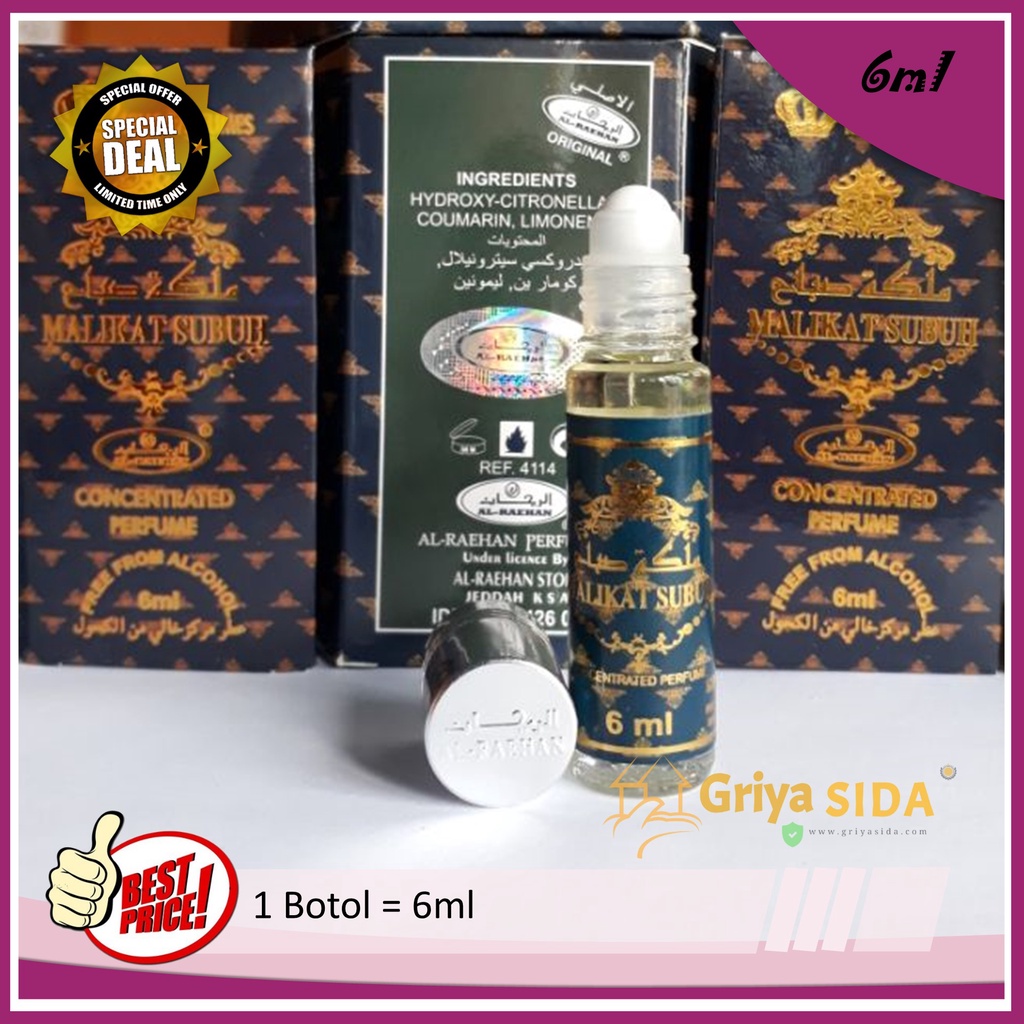 Parfum Malaikat subuh 6ml alraehan aroma sabah mirip al rehab parfum Harga grosir PROMO!!