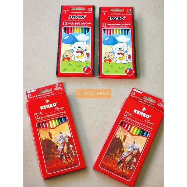 

Pensil Warna Superior Classic Joyko Kenko Isi 12 Panjang (Set)