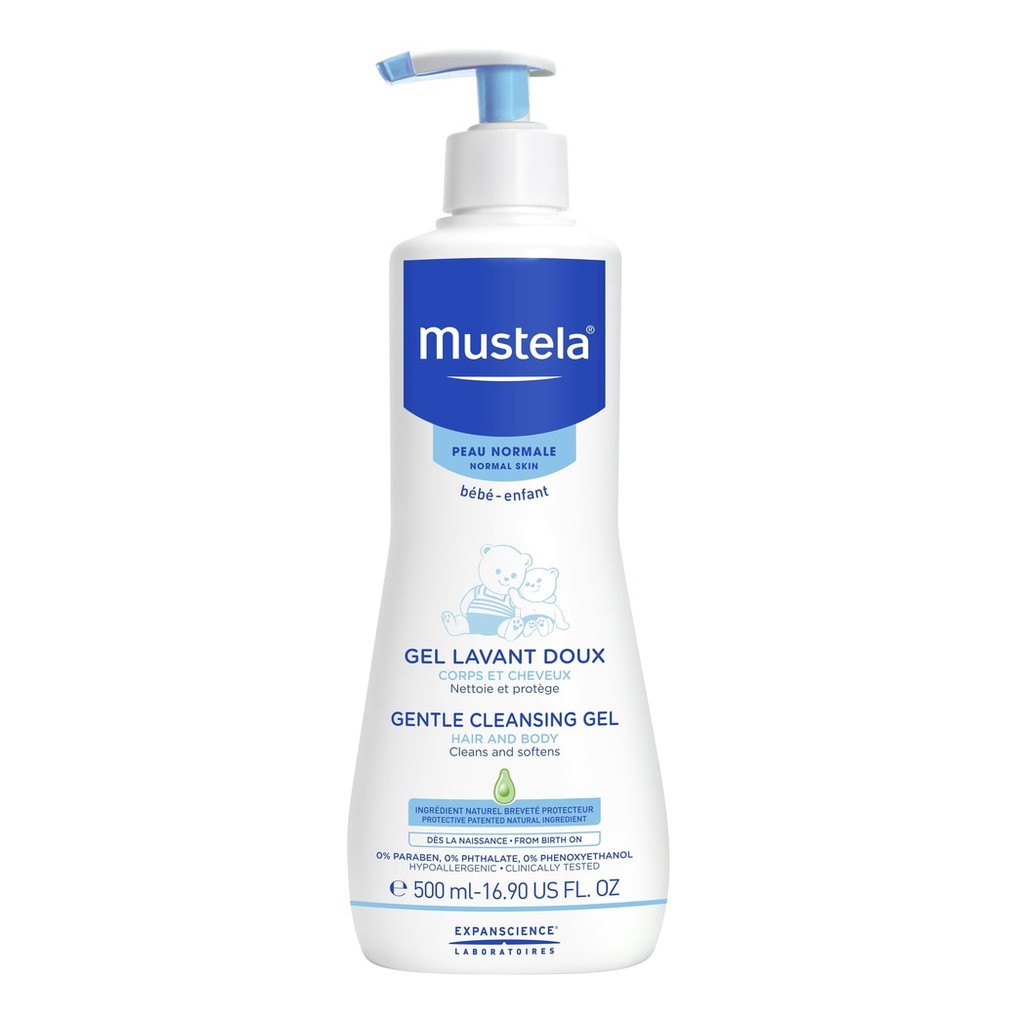 Mustela Bebe Gentele Cleansing Gel Sabun Bayi 500ML (Pump)