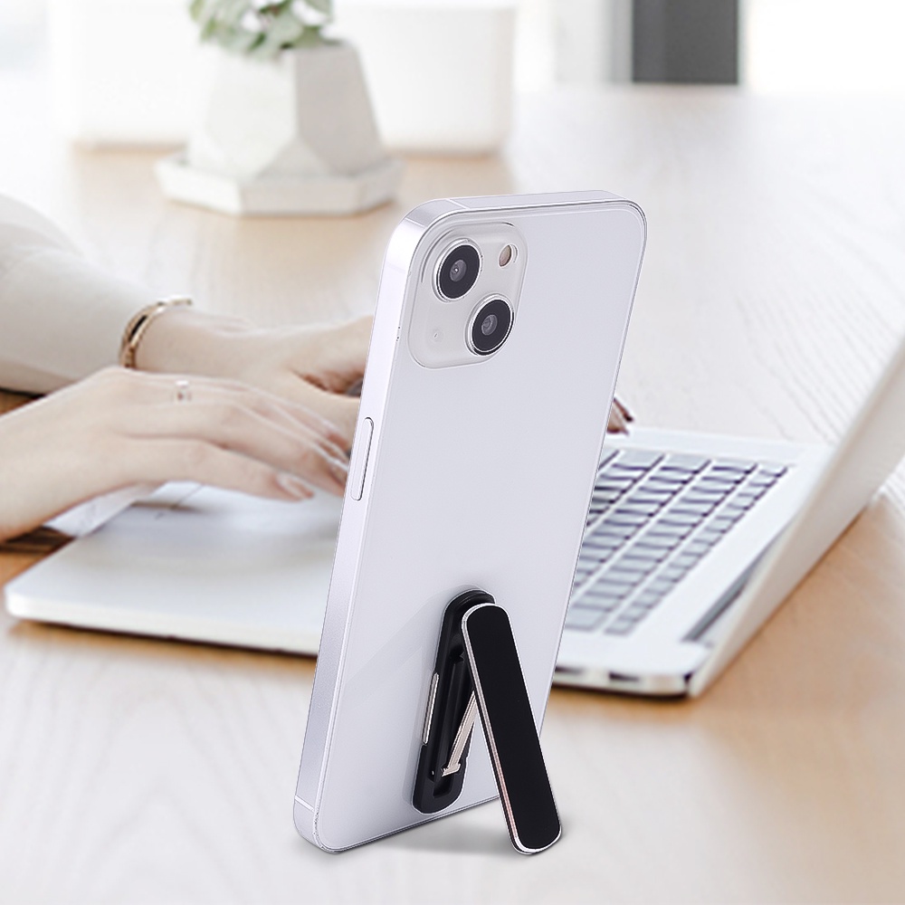 360° Stand Holder Lipat Bahan Alloy Untuk iPhone / Samsung / Xiaomi