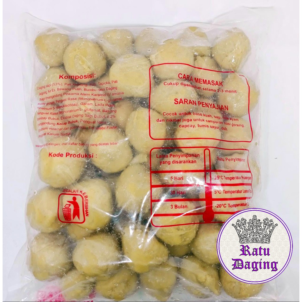 

Bakso Warisan / Bakso Sapi Warisan 319 - isi 50pc