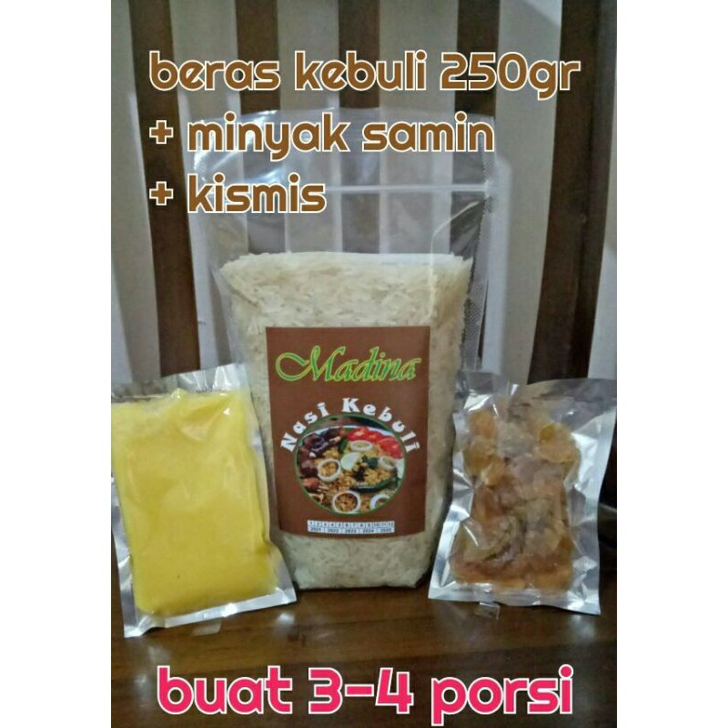 PROMO NASI KEBULI INSTAN 250 gr &amp;  500gr.