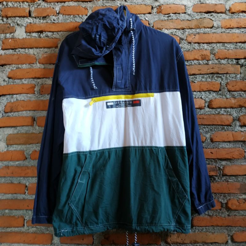 Jaket vintage Leyton HOUSE 90's color design