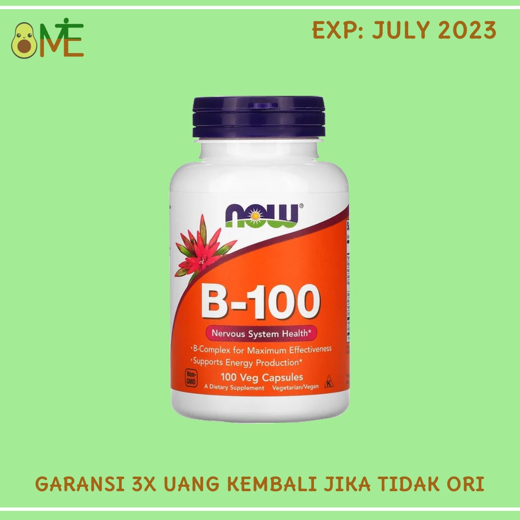 Vitamin B-100 NOW, 100 capsules [Vitamin B100 B1 B6 B12 BComplex]