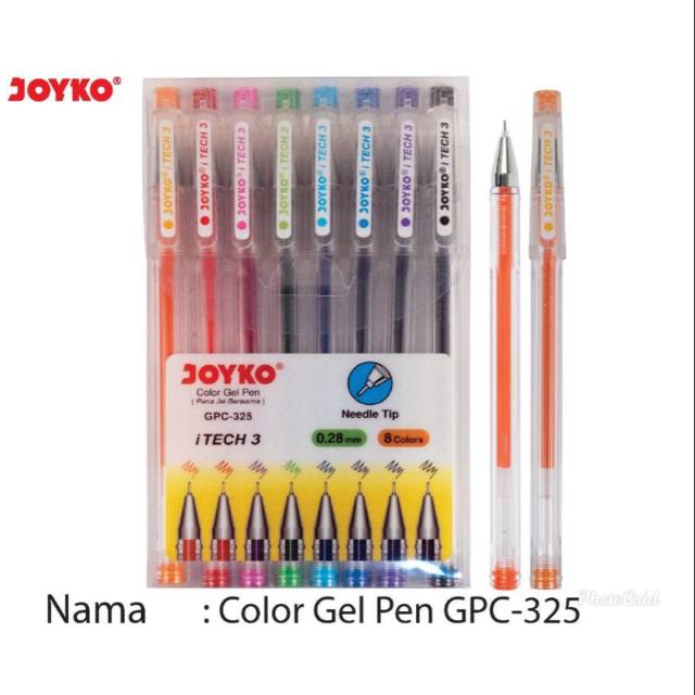 

Pulpen Gel 8 warna iTECH 3 JOYKO GPC325