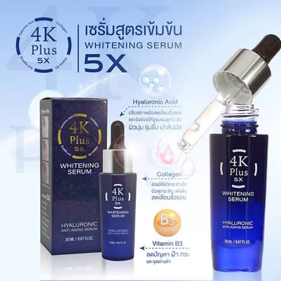 4k Plus 5x Whitening Serum Hyaluronic Anti Aging