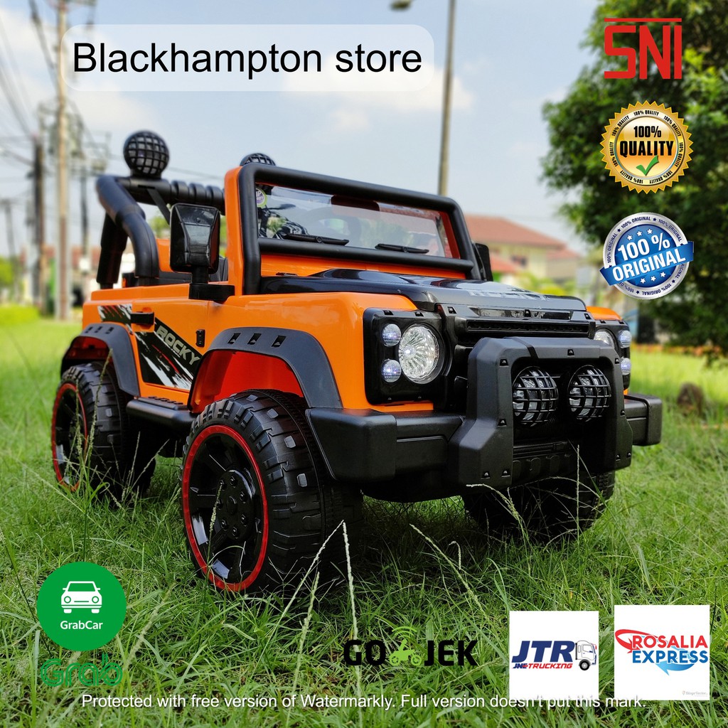 Mainan Anak Mobil Aki Jeep 2 GearBox