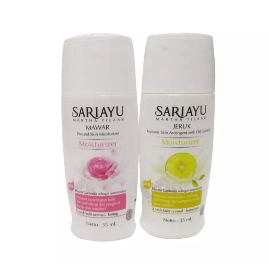 BISA COD / Sariayu Mawar Moisturizer Relax / Sariayu Pelembab Mawar Moisturizer 35ml (Mawar atau Jeruk) / Pelembab Wajah