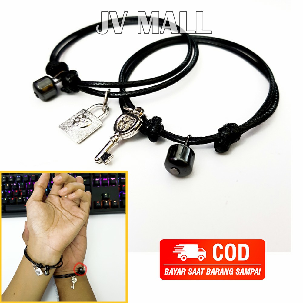 COD GELANG SOULMATE / GELANG COUPLE / GELANG PASANGAN / GELANG KUNCI GEMBOK