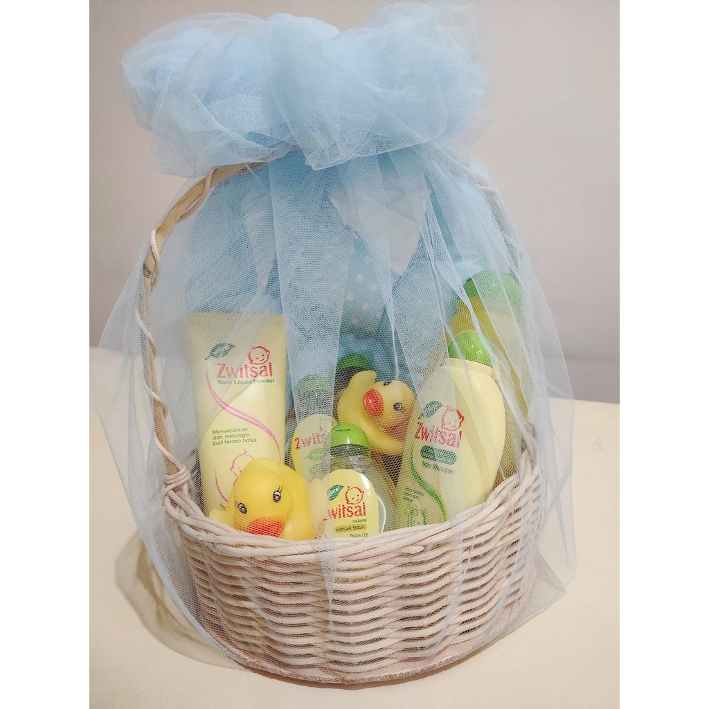 Hampers Parcel Paket Gift Set Kado Hadiah Newborn Baby Bayi Lahiran Sabun Zwitsal Cussons