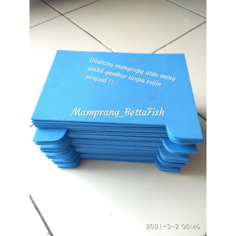 Sekat soliter ikan cupang PAKET 50pcs : 35.000