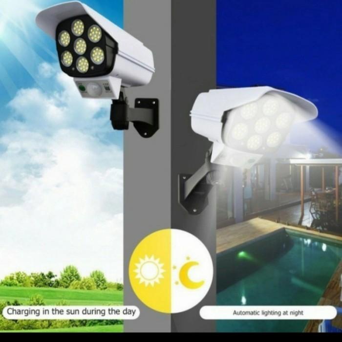 Lampu | Lampu Taman Outdoor Panel Surya Bentuk Cctv