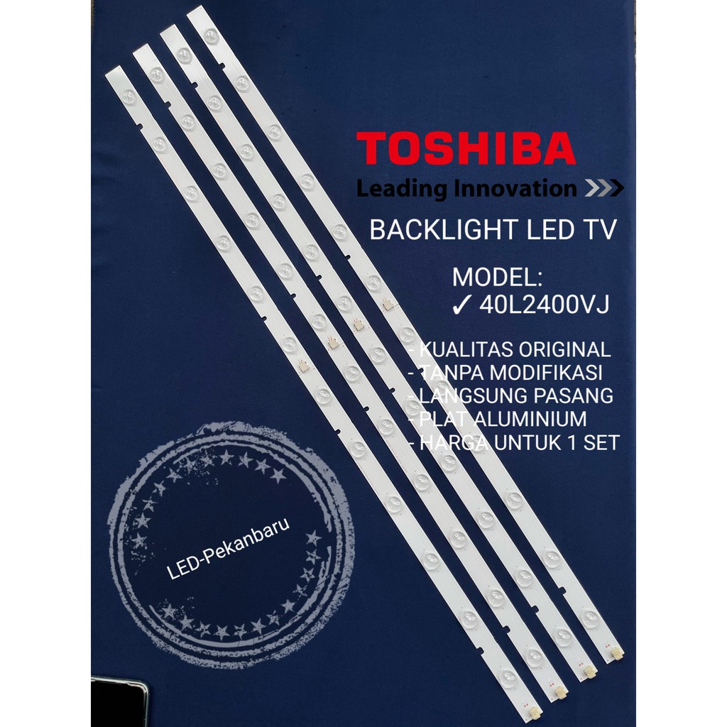 BACKLIGHT LED TV TOSHIBA 40L2400VJ 40L2400 40INCH 40L5400VJ LAMPU BL